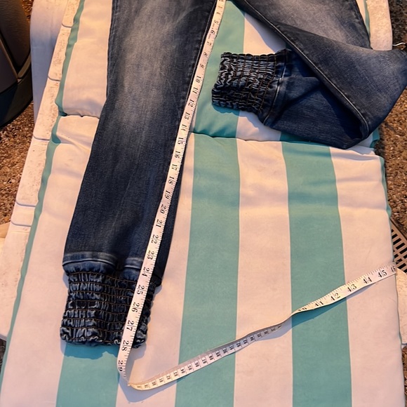 NWT PRPS High-Waist Denim Joggers Denim Blue Size 27 - Picture 11 of 12